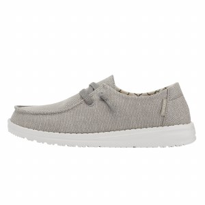 Hey Dude Ladies Wendy SPARKLING PEARL GREY Ladies 7